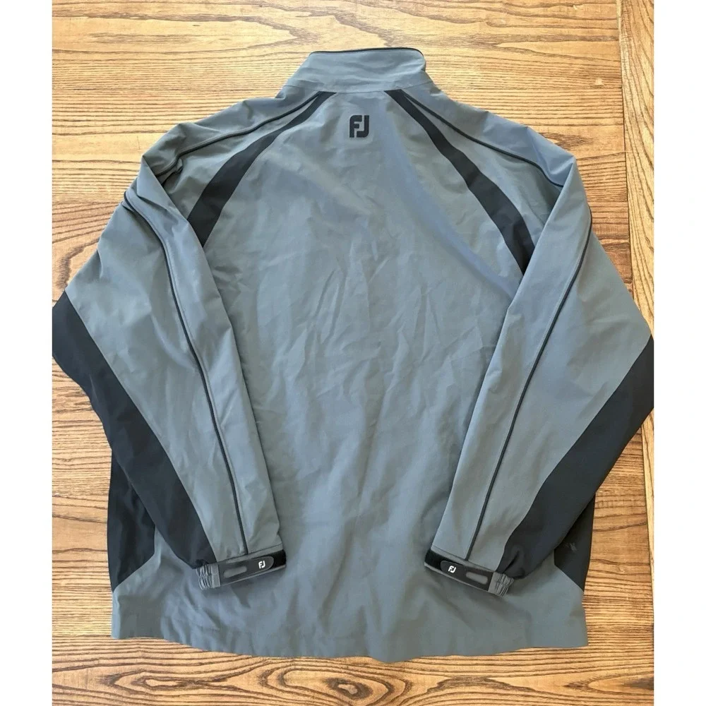 FootJoy FJ‎ Men's 2XL Grey/Black Tour Collection Full Zip Long Sleeve Jacket